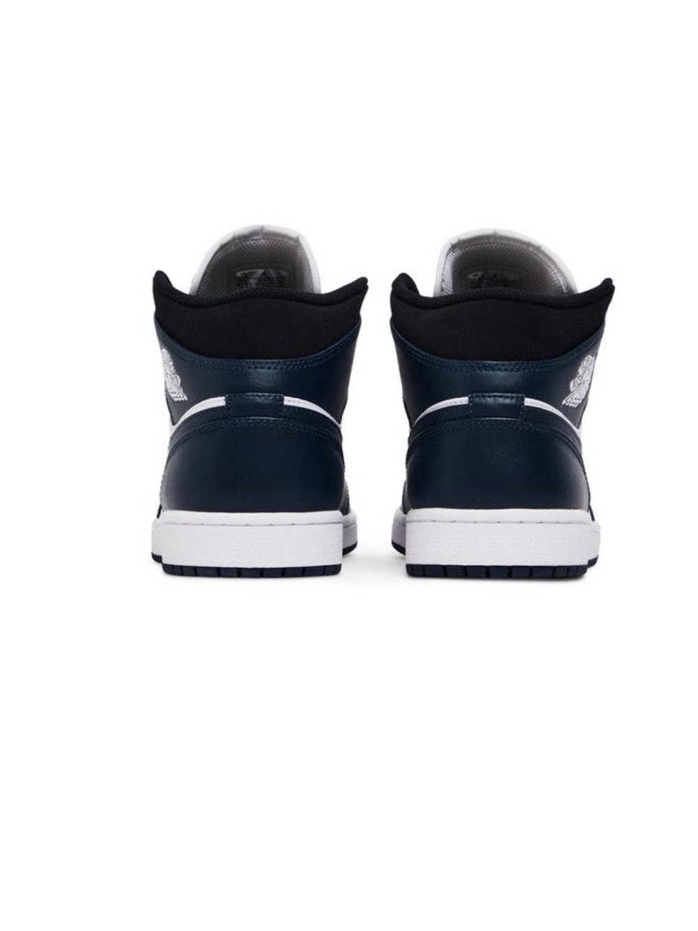 Jordan Air Jordan 1 Mid Black & White Box Label
